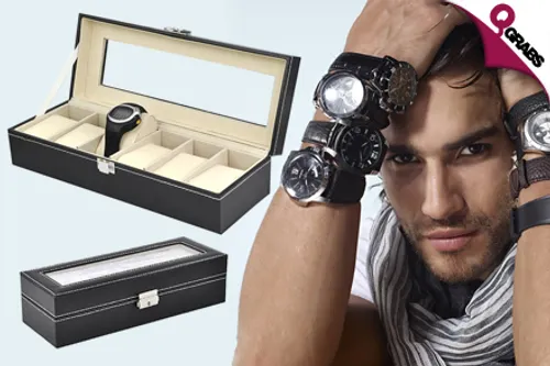 For QR69, Keep Your Time Pieces in Place with a Watch Organizer! (QR150 Value)
